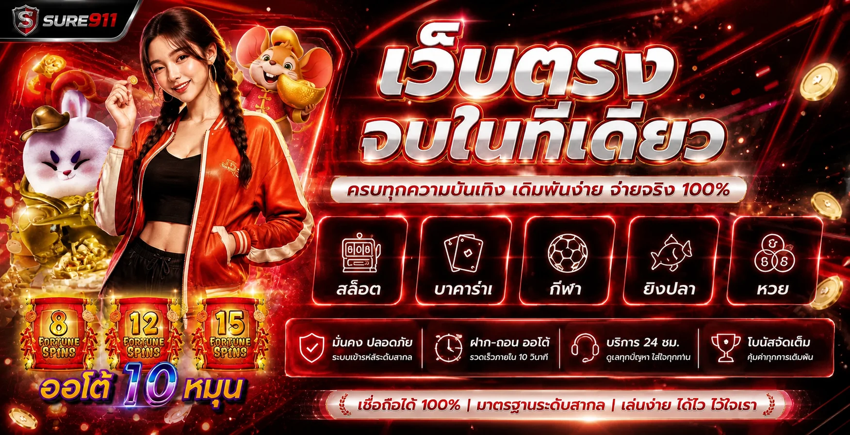 SURE911 ศูนย์รวมความบันเทิงออนไลน์